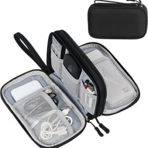 Angoo Gadget Organizer Bag for Men – Travel Tech Pouch, Cable